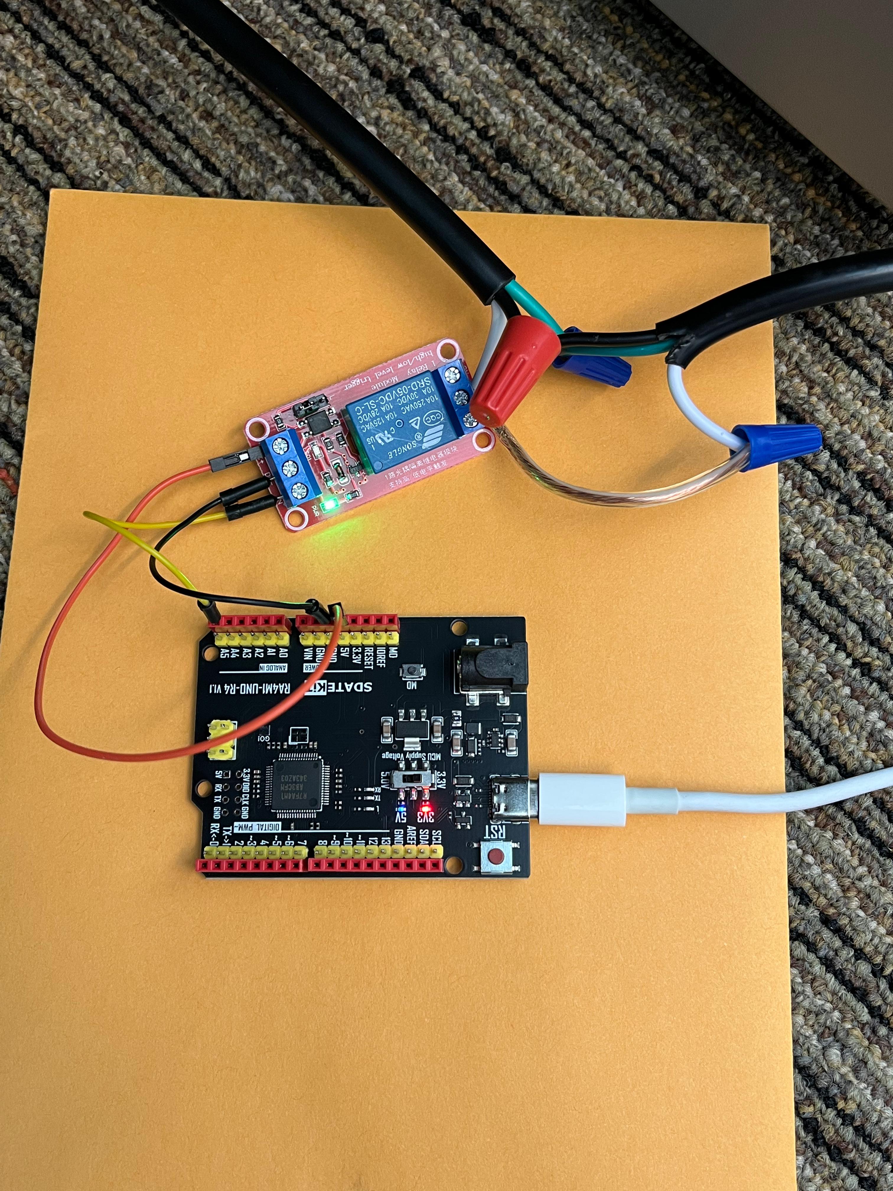 Arduino relay circuit - physical computing backbone