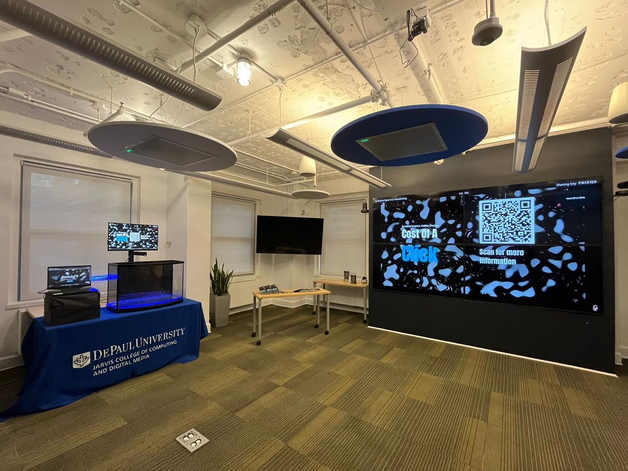 Cost of a Click exhibition installation